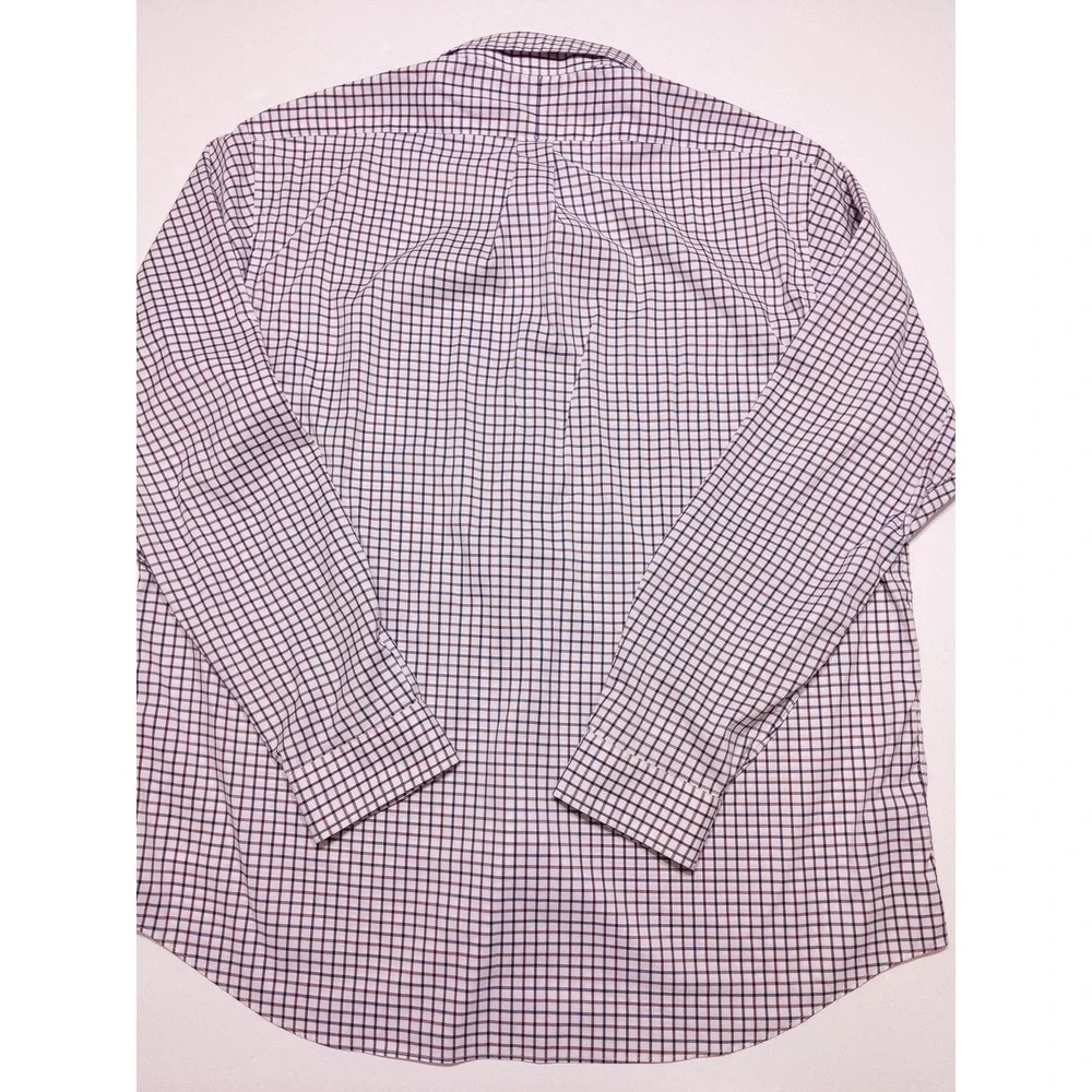 POLO RALPH LAUREN Performance Long Sleeve Button Shirt Red‎ Blue Checks XXL 2XL